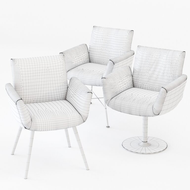 Chairs Cor Alvo (319586) 3D model - Download 3D model Chairs Cor Alvo ...