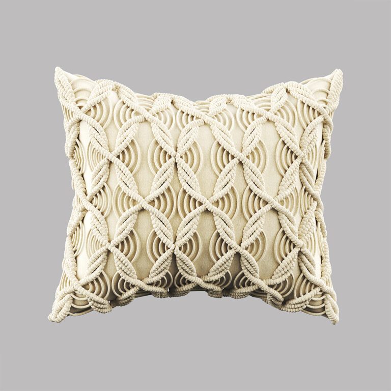Woven Patterned Pillow (319669) 3D model - Download 3D model Woven ...