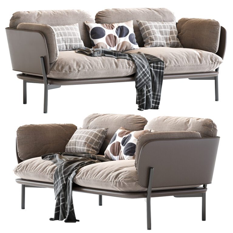 Sofa Cloud Two Seater (319730) 3D model - Download 3D model Sofa Cloud ...