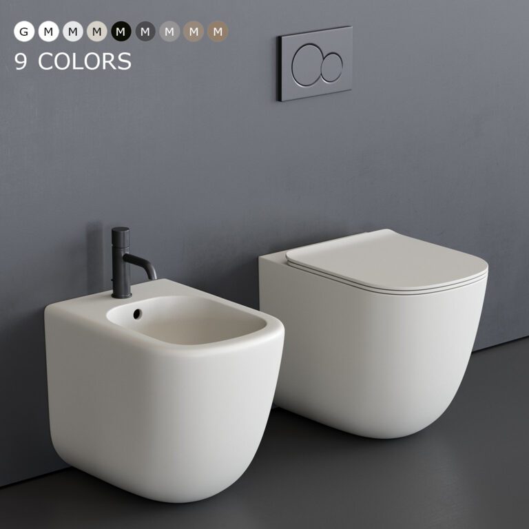 Унитаз и биде Ceramica Cielo Era WC (319841), 3д модель 1