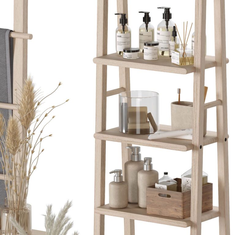 IKEA シェルフ　棚　洗面　vilto 木製　ラック VILTO shelf unit, black, 181/8x59