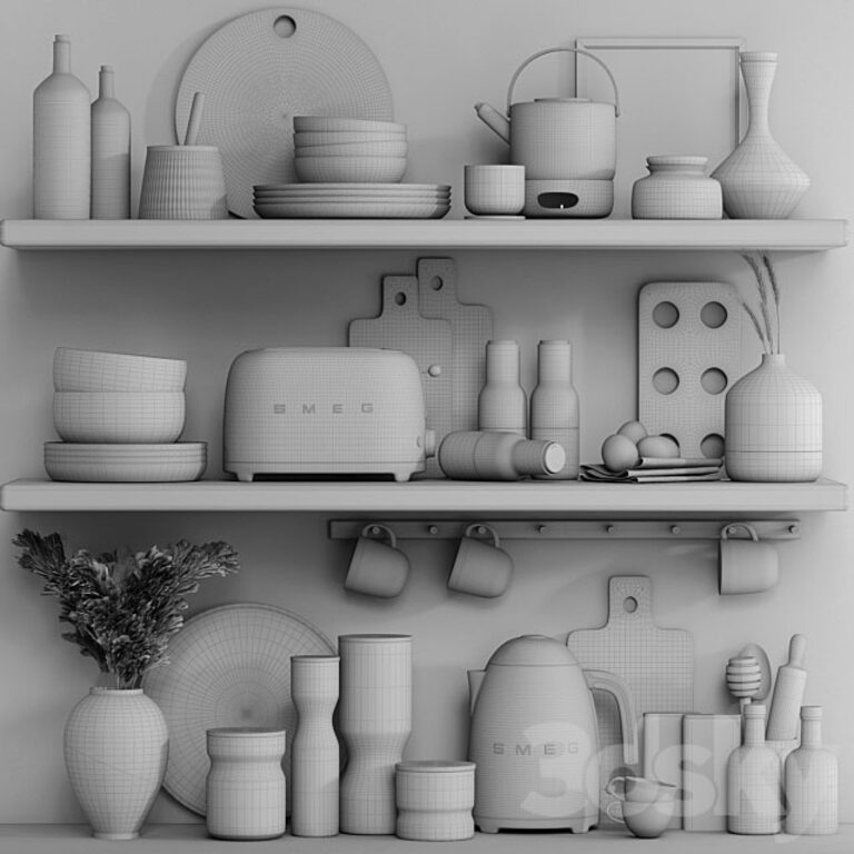 Other kitchen accessories 5 (320227) 3D model - Download 3D model Other ...