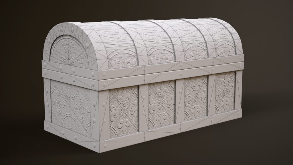 Medieval Chest Asset (320748) 3D model - Download 3D model Medieval ...