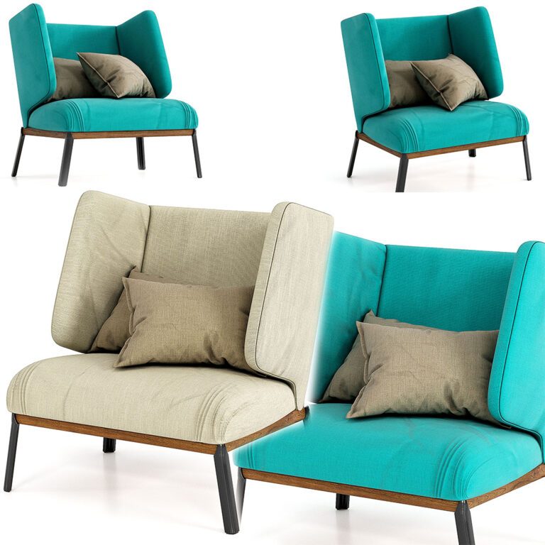 Arflex Hug Armchair (320921) 3D model - Download 3D model Arflex Hug ...