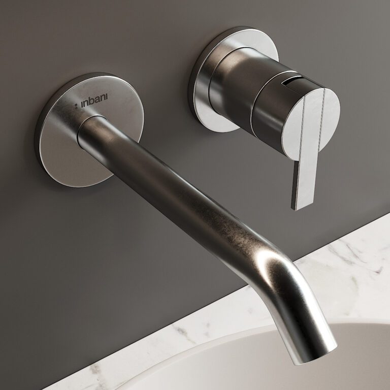 Inbani Strato 02 A Vanity unit and mirror Set 1 (321148) 3D model ...