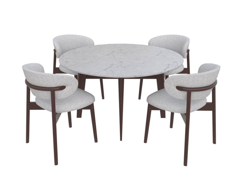Oleandro chairs with table (321487), 3d model 1