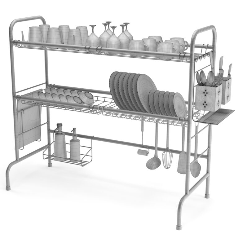 Drying Rack Revit Model Drying rack (321488) 3D model - Download 3D model Drying rack (321488 ...