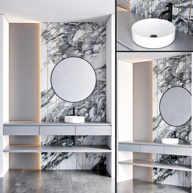 Bathroom Furniture 31 (322551), 3d model 1