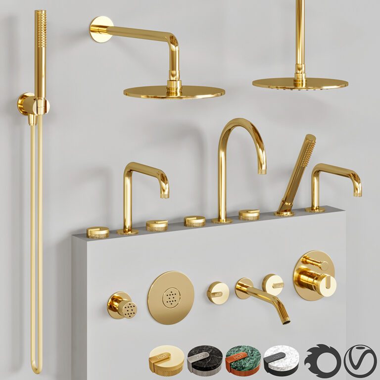 Graff mod faucet set 01 (322566) 3D model - Download 3D model Graff mod ...
