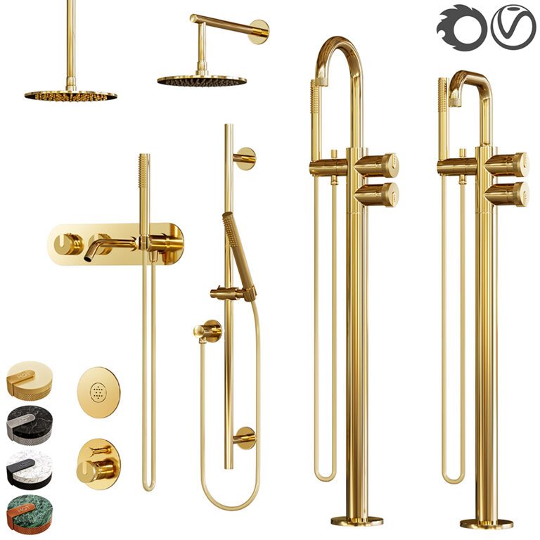 Graff mod faucet set 02 (322567) 3D model - Download 3D model Graff mod ...