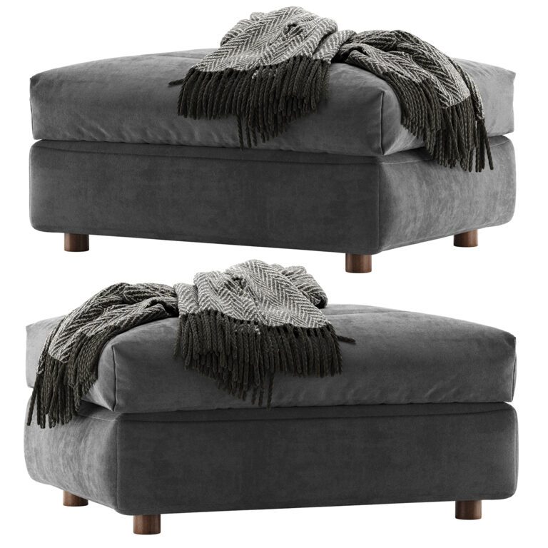 Finnala Pouf By Ikea (323720), 3d model 1