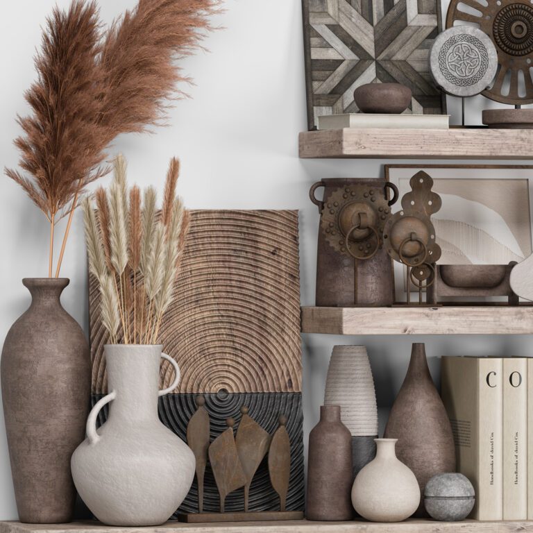 Decorative Set Rustic style 03 (324981) 3D model - Download 3D model ...