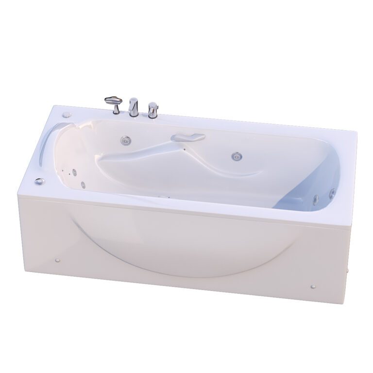 Bathtub 3D models - Whirlpool bath system: with hydromassage | 3d-baza.com