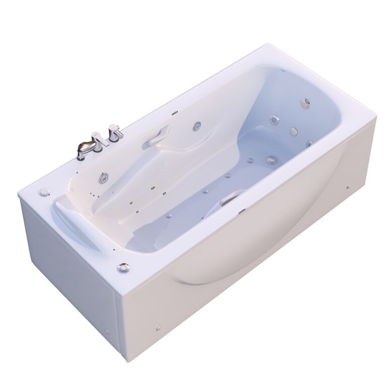 Bathtub 3D models - Whirlpool bath system: with hydromassage | 3d-baza.com