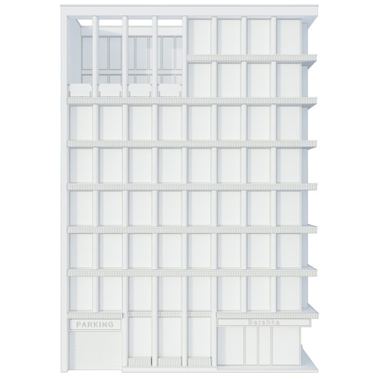 Modern office building No. 4 (325518) 3D model - Download 3D model ...