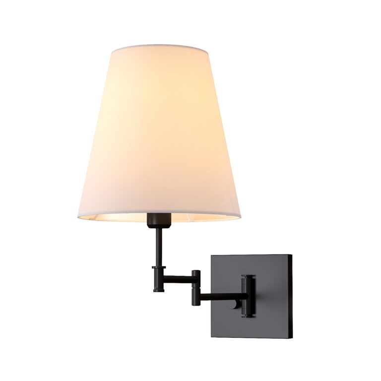 Sconce Plug-In Black Swing Arm (325715), 3d model 1