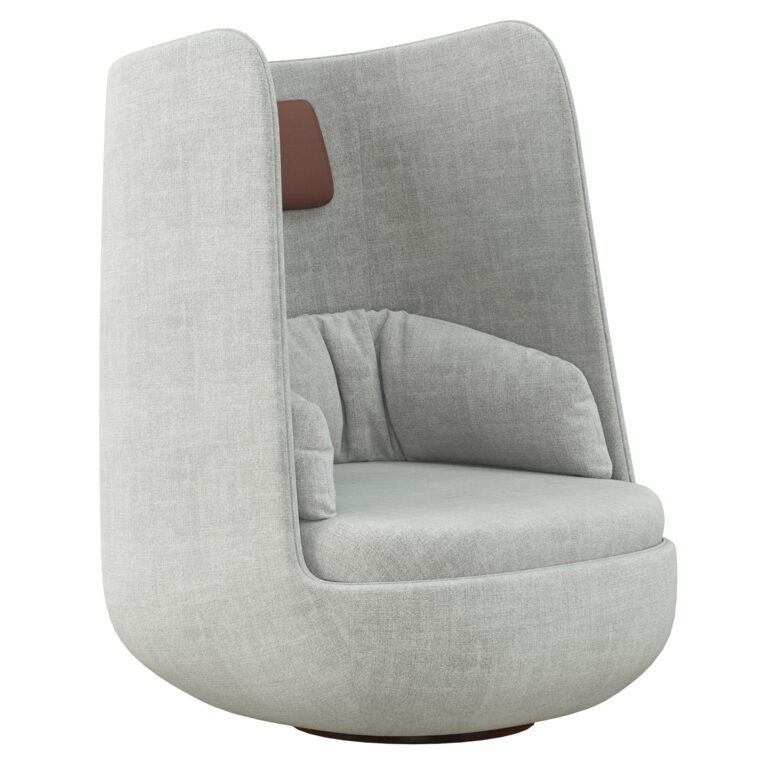 Gimbal Highback Rocker armchair (327492), 3d model 1