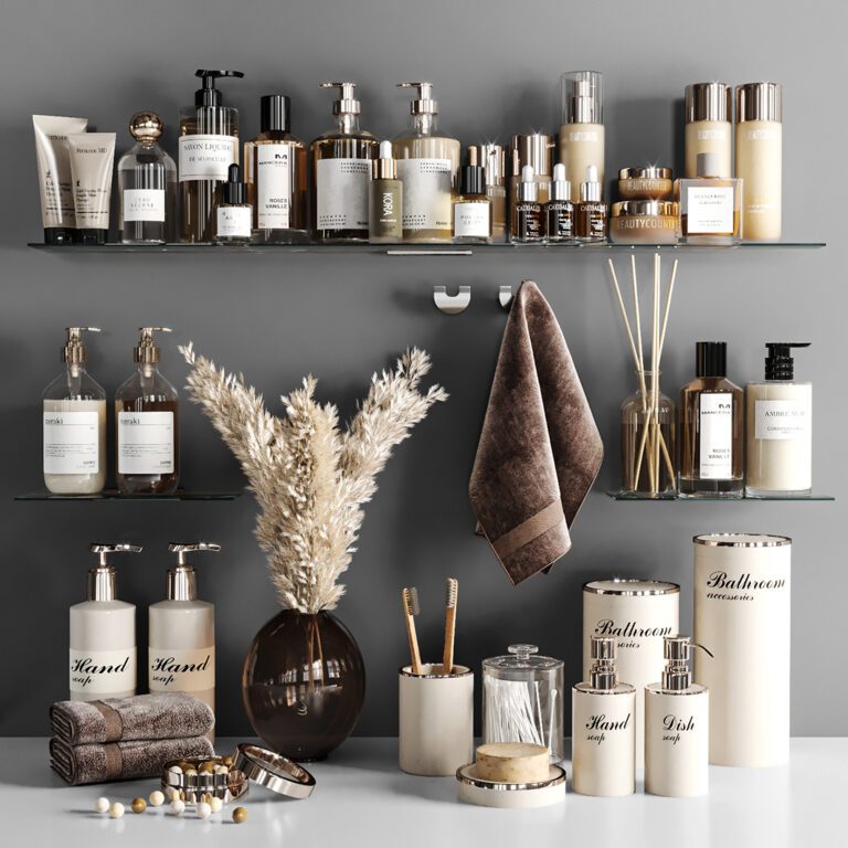 Bathroom Accessories (327795) 3D model - Download 3D model Bathroom ...