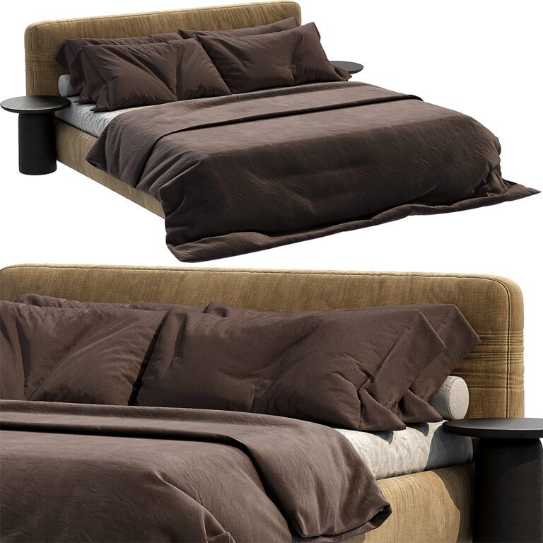 RH Modena Bed (327967), 3d model 1