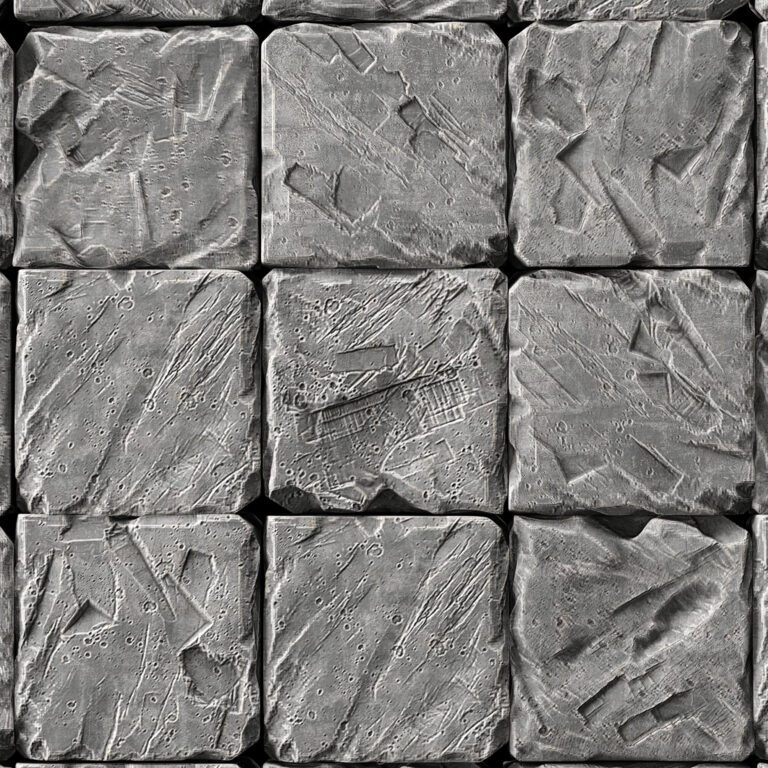 Stone cube panel old n4 (328262) 3D model - Download 3D model Stone ...