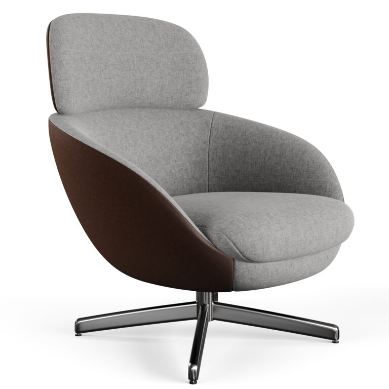 Minotti Russell Lounge Armchair  (328875), 3d model 1