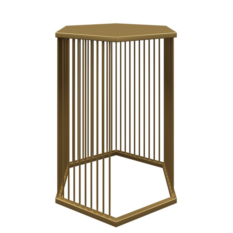QUEENBEE GOLD SIDE TABLE  (329344), 3d model 1
