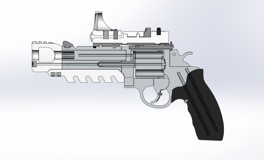 Modified Smith & Wesson Model 629 Performance Center (329507) 3D model ...