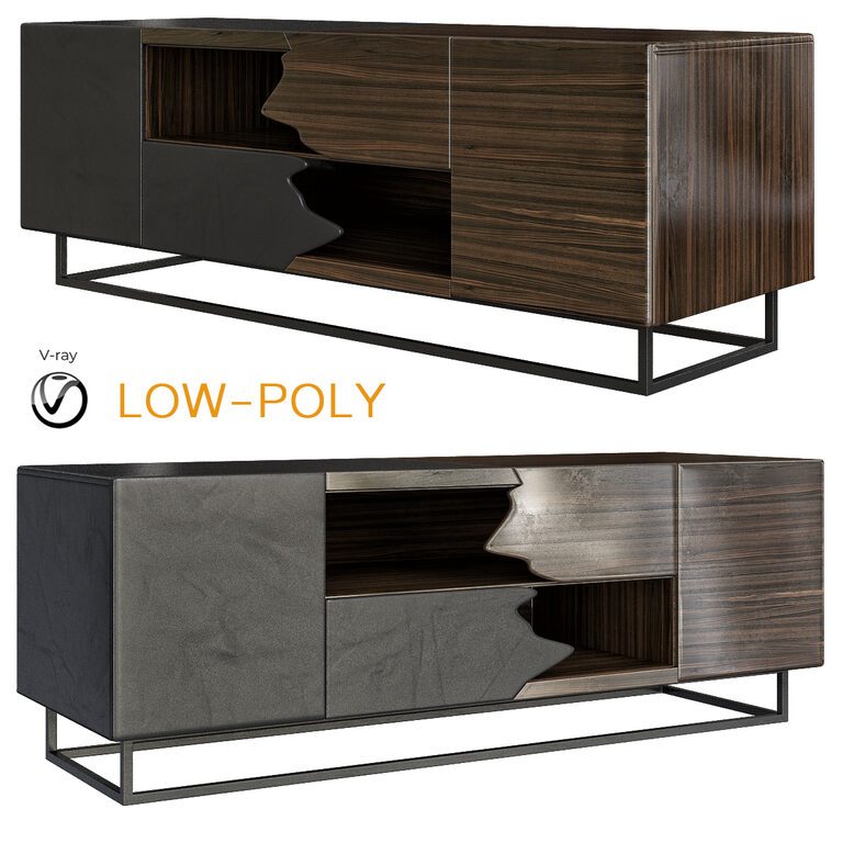 Тумба под телевизор – Bellini Modern Living (32952), 3д модель 1