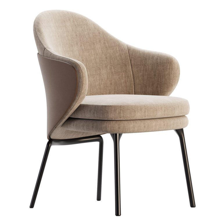 ANGIE Easy chair By Minotti (329674) 3D model - Download 3D model