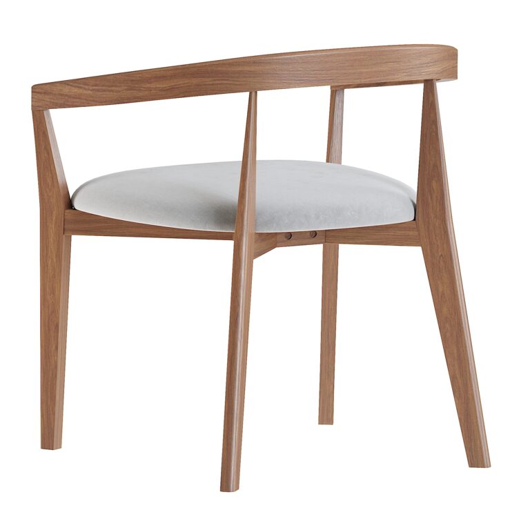 329783 Cullen Shiitake Oceana Round Back Dining Chair (329783) 3D model ...