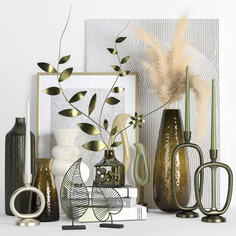 Decorative set 01 (329839) 3D model - Download 3D model Decorative set ...