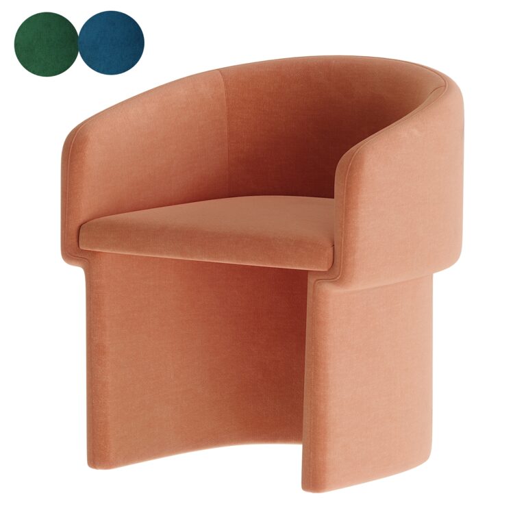Обеденное Кресло Clementine от Burke Decor (330027), 3д модель 1