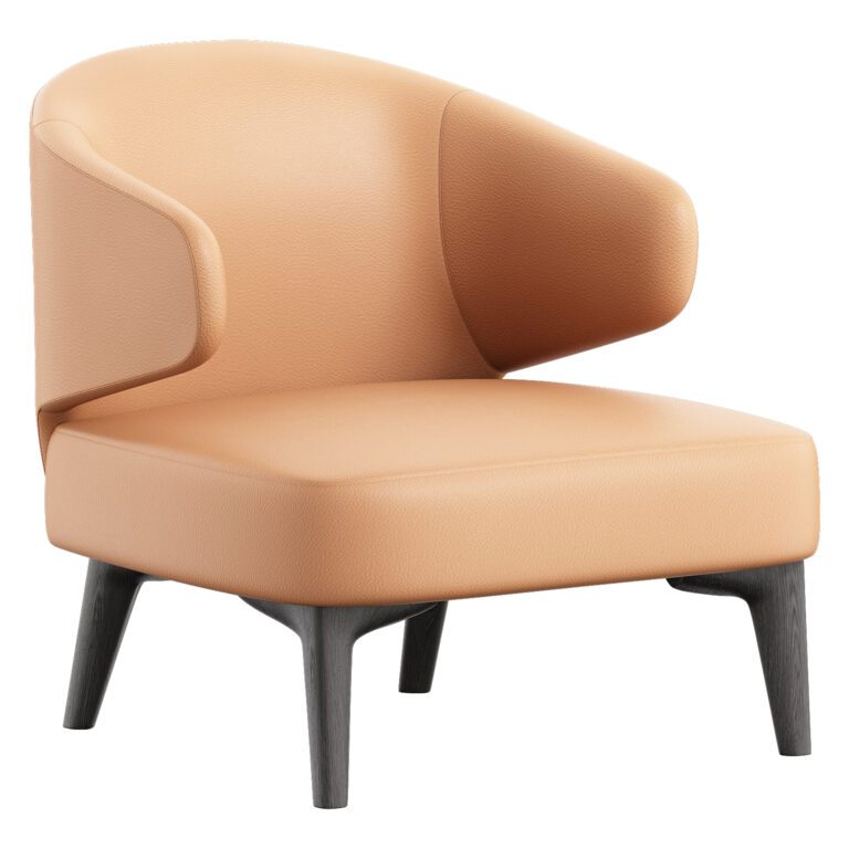 Кресло Minotti Aston (330179), 3д модель 1
