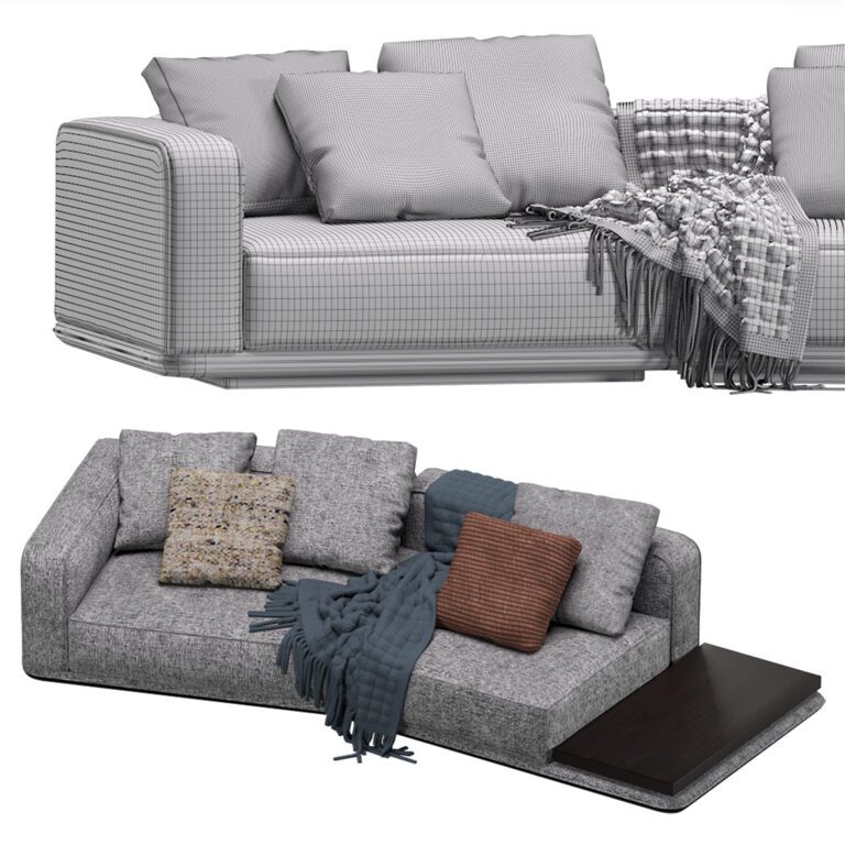 Minotti Horizonte Modular Sofa 07 (330969) 3D model - Download 3D model ...