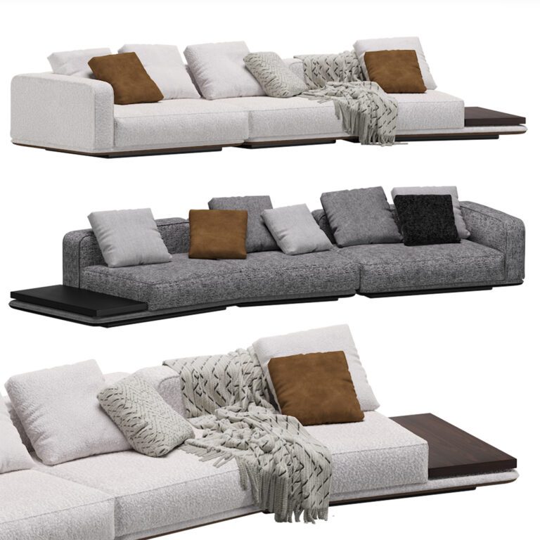 Модульный диван Minotti Horizonte 08 (331060), 3д модель 1