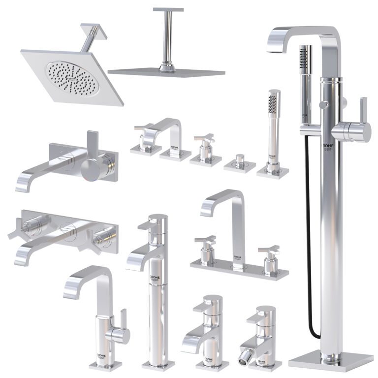 Смесители GROHE ALLURE (331213), 3д модель 1