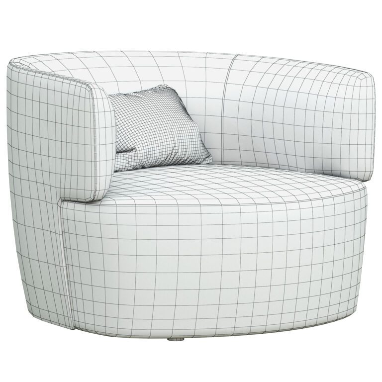Armchair (331490) 3D model - Download 3D model Armchair (331490 ...