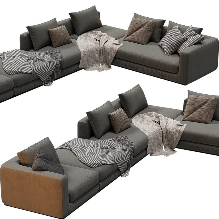 Riva 1920 Sofa Heritage (331892) 3D model - Download 3D model Riva 1920 ...