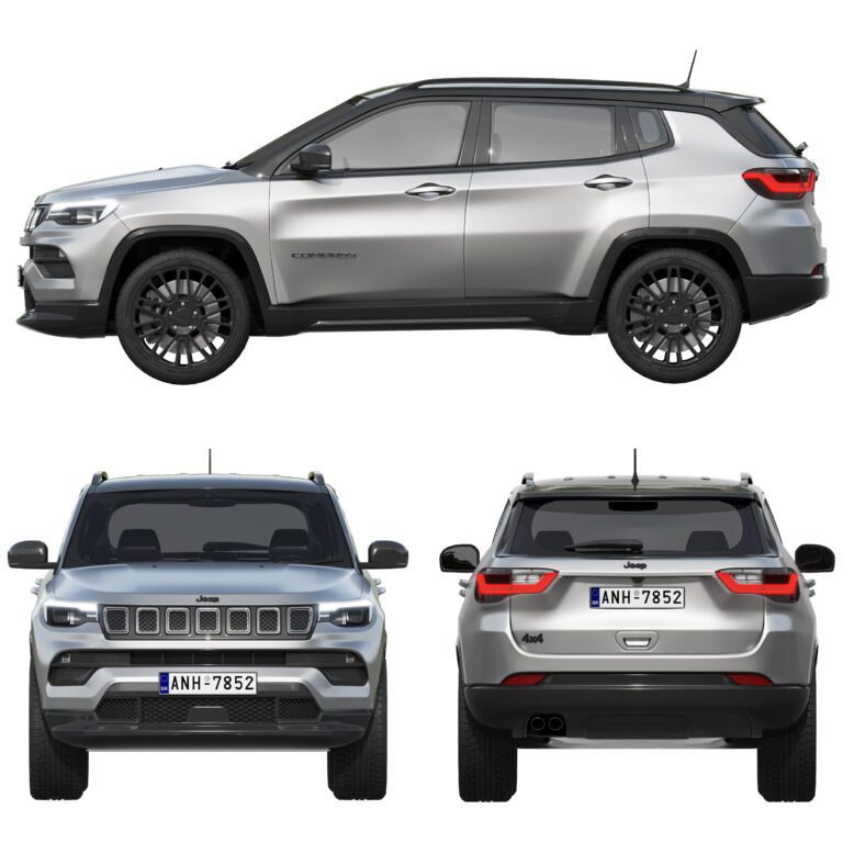 Jeep Compass Vector File Jeep Compass (332740) 3D model - Download 3D model Jeep Compass (332740 ...