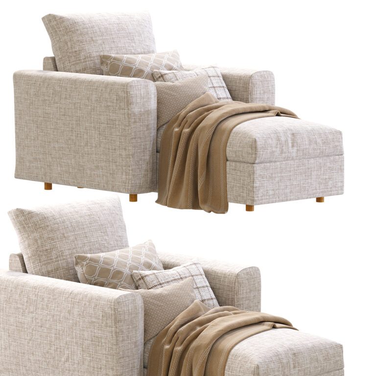 Кресло-кровать VIMLE Chaise longue (332983), 3д модель 1