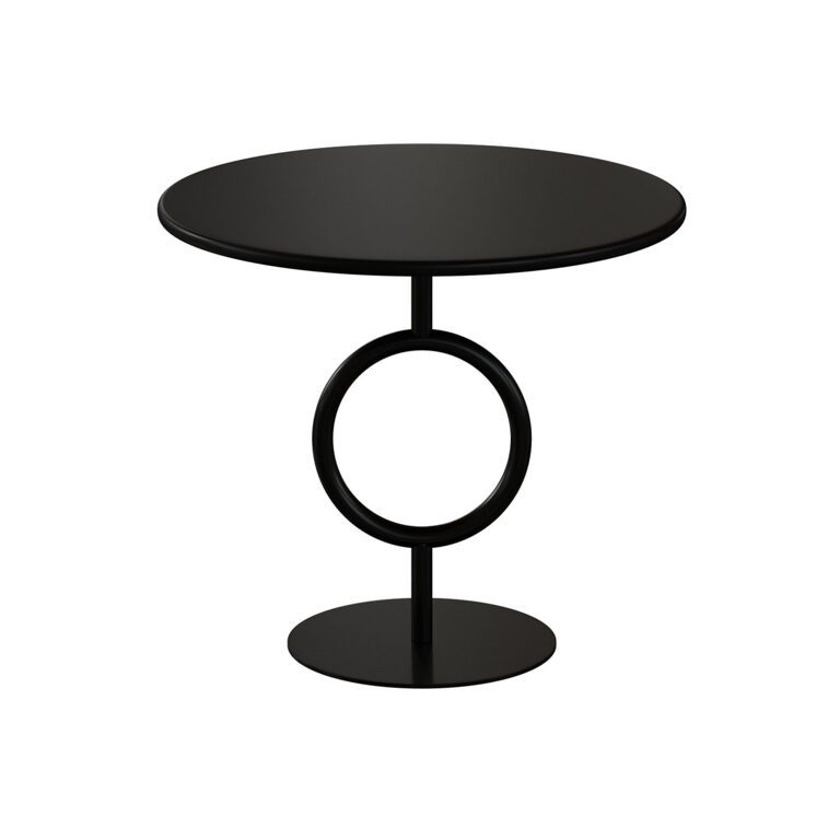 Round table in steel and MDF (334090), 3d model 1