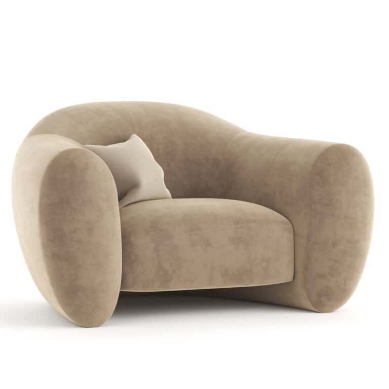 Elephant Armchair (334268), 3d model 1