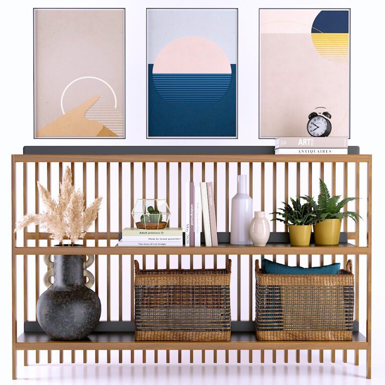LaRedoute JAC Console with decor (334430), 3d model 1