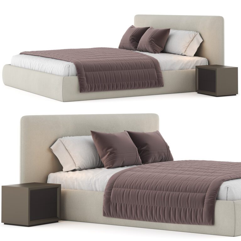 Кровать Boca Slim (334582), 3д модель 1