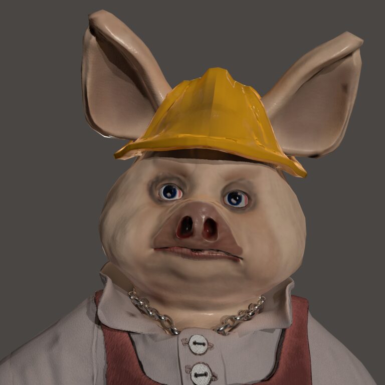 Piggy Builder (334668) 3D model - Download 3D model Piggy Builder ...