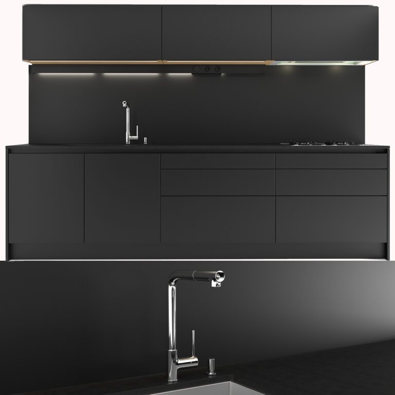 Santos kitchen (334706) 3D model - Download 3D model Santos kitchen ...