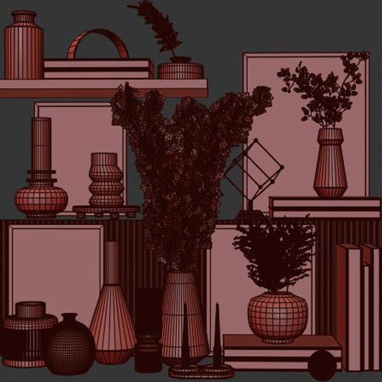 Decorative set 1 (334914) 3D model - Download 3D model Decorative set 1 ...