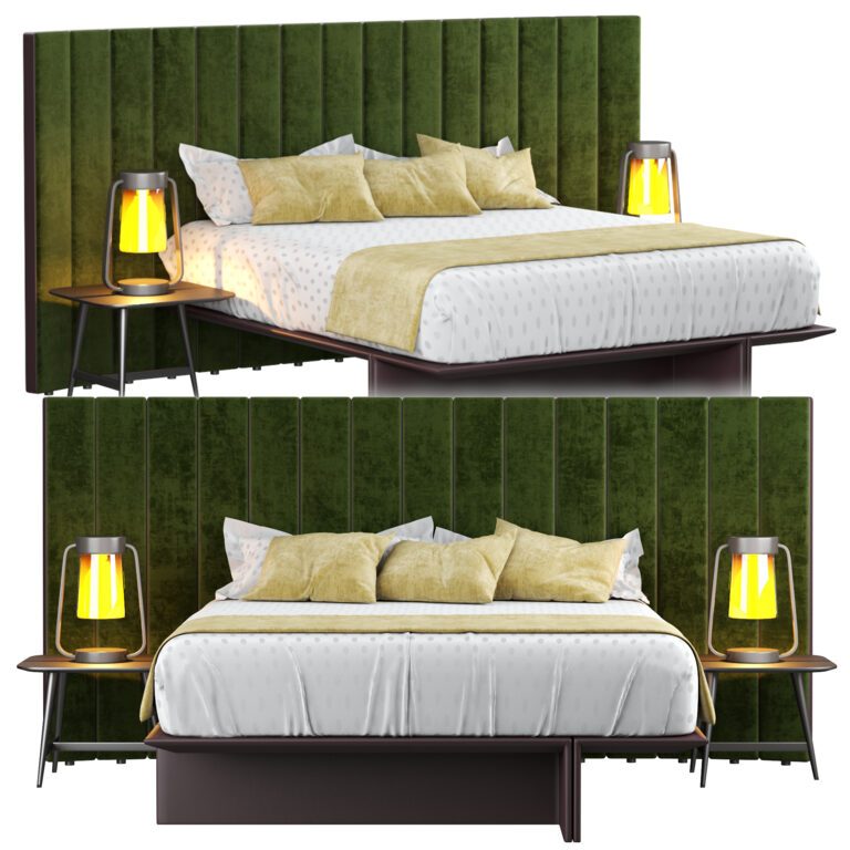 Кровать Roche Bobois Backstage (334996), 3д модель 1