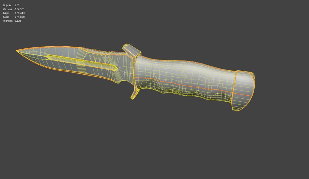 Knife Antiterror (335024) 3D model - Download 3D model Knife Antiterror ...