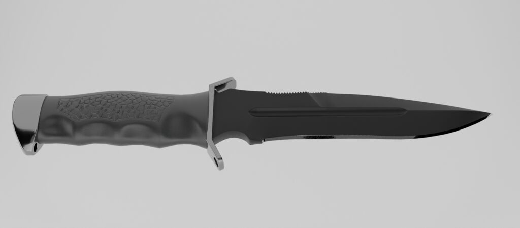 Knife Antiterror (335024) 3D model - Download 3D model Knife Antiterror ...